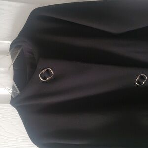 Vintage Black Wool Coat